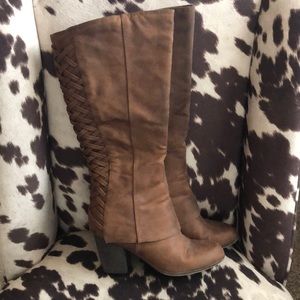 Fergalicious knee high boots